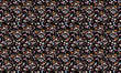 Load image into Gallery viewer, Victorian Fabric, Antique Material, Floral Textiles, Flower Garden Design, Vintage Fabric, Moody Upholstery Material, Fabric by The Yard