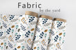 Load image into Gallery viewer, Antique Fabric, Botanical Material, Floral Textiles, Flower Garden Design, Vintage Fabric, Cottage Upholstery Material, Fabric by The Yard