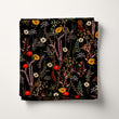 Load image into Gallery viewer, Victorian Fabric, Antique Material, Floral Textiles, Flower Garden Design, Vintage Fabric, Moody Upholstery Material, Fabric by The Yard