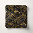 Load image into Gallery viewer, Art Deco Fabric, Victorian Material, Geometric Textiles, Elegant Design, Vintage Fabric, Upholstery Material, Fabric by The Yard