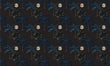 Load image into Gallery viewer, Celestial Fabric, Ethereal Material, Tropical Moon Textiles, Astronomy Design, Palm Trees, Astrology, Fantasy Fabric, Fabric By The Yard