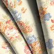 Load image into Gallery viewer, Victorian Fabric, Antique Material, Floral Textiles, Flower Garden Design, Vintage Fabric, Cottage Upholstery Material, Fabric by The Yard