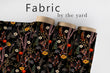 Load image into Gallery viewer, Victorian Fabric, Antique Material, Floral Textiles, Flower Garden Design, Vintage Fabric, Moody Upholstery Material, Fabric by The Yard
