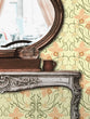 Load image into Gallery viewer, Victorian Wallpaper, Antique Floral Wallpaper, Vintage Wallpaper, Pink Floral Wallpaper, Peel and Stick Wallpaper, Fabric Wallpaper