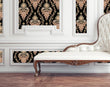 Load image into Gallery viewer, Victorian Wallpaper, Dark Wallpaper, Antique Wallpaper, Damask Wallpaper, Pink Goth Wallpaper, Floral Wallpaper, Peel & Stick Wallpaper