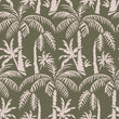 Load image into Gallery viewer, Palm Tree Wallpaper, Tropical Wallpaper, Green Vintage Wallpaper, Coastal Wallpaper, Palm Leaves Beach Wallpaper, Peel & Stick Wallpaper