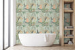 Load image into Gallery viewer, Chinoiseries Peacock Wallpaper, Vintage Botanical Greek Wallpaper, Elegant Antique Wallpaper, Bird Wallpaper, Peel & Stick Wallpaper