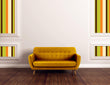 Load image into Gallery viewer, Mid Century Modern Wallpaper, Vintage Wallpaper, Striped Wallpaper, Retro Wallpaper, Eclectic Wallpaper, Peel & Stick Wallpaper