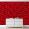 Load image into Gallery viewer, Bed of Red Roses Wallpaper, Gothic Wallpaper, Floral Wallpaper, Moody Wallpaper, Romantic Wallpaper, Peel & Stick Wallpaper