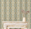 Load image into Gallery viewer, Victorian Wallpaper, Floral Wallpaper, Flower Wallpaper, Vintage Cottage Wallpaper, Modern Farmhouse Wallpaper, Peel & Stick Wallpaper