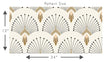 Load image into Gallery viewer, Gold Art Deco Wallpaper, Antique Wallpaper, Vintage Wallpaper, Geometric Wallpaper, Elegant Wallpaper, Peel & Stick Wallpaper