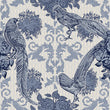 Load image into Gallery viewer, Bird Wallpaper, Victorian Wallpaper, Botanical Wallpaper, Pheasant Wallpaper, Antique Elegant Wallpaper, Peel & Stick Wallpaper