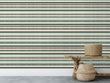 Load image into Gallery viewer, Teal and Brown Striped Wallpaper, Cabana Wallpaper, Tropical Wallpaper, Coastal Wallpaper, Nautical Wallpaper, Peel & Stick Wallpaper