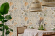 Load image into Gallery viewer, Botanical Wallpaper, Vintage Wallpaper, Floral Wallpaper, Cottage Farmhouse Wallpaper, Palm and Fern Leaf Wallpaper, Peel & Stick Wallpaper