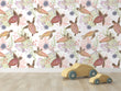 Load image into Gallery viewer, Sea Turtle Wallpaper, Coastal Wallpaper, Beach House Wallpaper, Nautical Wallpaper, Peel and Stick Wallpaper, Fabric Wallpaper