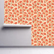 Load image into Gallery viewer, Pink Roses Wallpaper, Floral Wallpaper, Flower Wallpaper, Romantic Wallpaper, Girl Room Wallpaper, Peel & Stick Wallpaper, Fabric Wallpaper