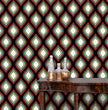 Load image into Gallery viewer, Mid Century Modern Wallpaper, Mid Mod Geometric Wallpaper, Retro Wallpaper, Vintage Wallpaper, MCM Wallpaper, Peel & Stick Wallpaper