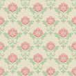 Load image into Gallery viewer, Victorian Wallpaper, Floral Wallpaper, Feminine Antique Wallpaper, Vintage Wallpaper, Pink Flower Wallpaper, Peel & Stick Wallpaper