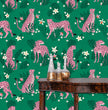 Load image into Gallery viewer, Cheetah Wallpaper, Jungle Wallpaper, Eclectic Wallpaper, Bold Vintage Wallpaper, Maximalist Wallpaper, Peel & Stick Wallpaper
