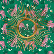 Load image into Gallery viewer, Cheetah Wallpaper, Jungle Wallpaper, Eclectic Wallpaper, Bold Vintage Wallpaper, Maximalist Wallpaper, Peel & Stick Wallpaper
