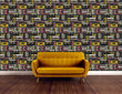 Load image into Gallery viewer, Vintage Wallpaper, Tape Cassette Wallpaper, Retro Wallpaper, Eclectic Wallpaper, Music Wallpaper, 80's Wallpaper, Peel & Stick Wallpaper