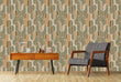 Load image into Gallery viewer, Mid Century Modern Wallpaper, Vintage Wallpaper, Retro Wallpaper, Geometric Wallpaper, MCM Wallpaper, Peel & Stick Wallpaper