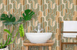 Load image into Gallery viewer, Mid Century Modern Wallpaper, Vintage Wallpaper, Retro Wallpaper, Geometric Wallpaper, MCM Wallpaper, Peel & Stick Wallpaper