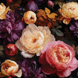 Load image into Gallery viewer, Peony Wallpaper, Peonies Wallpaper, Moody Floral Wallpaper, Flower Mural Wallpaper, Dark Romantic Wallpaper, Peel & Stick Wallpaper
