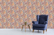 Load image into Gallery viewer, Boho Wallpaper, Bohemian Wallpaper, Floral Wallpaper, Retro Wallpaper, Funky Swirl Wallpaper, Peel & Stick Wallpaper