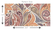 Load image into Gallery viewer, Boho Wallpaper, Bohemian Wallpaper, Floral Wallpaper, Retro Wallpaper, Funky Swirl Wallpaper, Peel & Stick Wallpaper