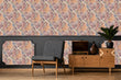 Load image into Gallery viewer, Boho Wallpaper, Bohemian Wallpaper, Floral Wallpaper, Retro Wallpaper, Funky Swirl Wallpaper, Peel & Stick Wallpaper