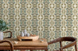 Load image into Gallery viewer, Victorian Wallpaper, Floral Wallpaper, Flower Wallpaper, Vintage Cottage Wallpaper, Modern Farmhouse Wallpaper, Peel & Stick Wallpaper