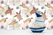 Load image into Gallery viewer, Sea Turtle Wallpaper, Coastal Wallpaper, Beach House Wallpaper, Nautical Wallpaper, Peel and Stick Wallpaper, Fabric Wallpaper