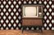 Load image into Gallery viewer, Mid Century Modern Wallpaper, Mid Mod Geometric Wallpaper, Retro Wallpaper, Vintage Wallpaper, MCM Wallpaper, Peel & Stick Wallpaper