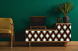 Load image into Gallery viewer, Mid Century Modern Wallpaper, Mid Mod Geometric Wallpaper, Retro Wallpaper, Vintage Wallpaper, MCM Wallpaper, Peel & Stick Wallpaper