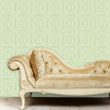 Load image into Gallery viewer, Victorian Wallpaper, Botanical Wallpaper, Antique Wallpaper, Vintage Wallpaper, Green Subtle Wallpaper, Peel & Stick Wallpaper