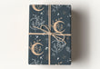 Load image into Gallery viewer, Moody Moon Wrapping Paper, Celestial Gift Wrap, Mystical Wrapping Paper, Witchy Wrapping Paper, Dark Night Sky Premium Gift Wrap