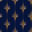 Load image into Gallery viewer, Art Deco Wallpaper, Victorian Wallpaper, Antique Wallpaper, Elegant Wallpaper, Blue and Gold Wallpaper, Peel & Stick Wallpaper