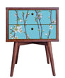 Load image into Gallery viewer, Teal Floral Wallpaper, Chinoiseries Wallpaper, Flower Wallpaper, Botanical Wallpaper, Blue Cottage Wallpaper, Peel & Stick Wallpaper