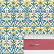 Load image into Gallery viewer, Vintage Floral Wallpaper, Botanical Wallpaper, Flower Garden Wallpaper, Cottage Wallpaper, Yellow Flowers Peel & Stick Wallpaper