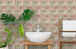 Load image into Gallery viewer, Palm Trees Wallpaper, Tropical Wallpaper, Palms Wallpaper, Beach House Wallpaper, Coastal Wallpaper, Removable Peel & Stick Wallpaper