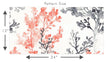Load image into Gallery viewer, Coral Wallpaper, Botanical Wallpaper, Tropical Wallpaper, Watercolor Wallpaper, Coastal Peel & Stick Wallpaper, Removable Wallpaper