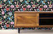 Load image into Gallery viewer, Moody Wallpaper, Botanical Wallpaper, Floral Wallpaper, Flower Wallpaper, Dark Cottage Garden Peel & Stick Wallpaper, Removable Wallpaper