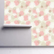 Load image into Gallery viewer, Girl Room Wallpaper, Nursery Wallpaper, Polka Dot Wallpaper, Kid's Wallpaper, Peel & Stick Wallpaper, Fabric Wallpaper, Removable Wallpaper