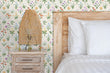 Load image into Gallery viewer, Vintage Wallpaper, Floral Wallpaper, Cottage Wallpaper, Botanical Wallpaper, Country Farmhouse Wallpaper, Removable Peel & Stick Wallpaper