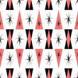 Load image into Gallery viewer, Atomic Wrapping Paper, Mid-Century Modern Gift Wrap, 1950s Wrapping Paper, Vintage Wrapping Paper, Retro Premium Gift Wrap