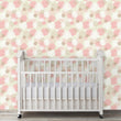 Load image into Gallery viewer, Girl Room Wallpaper, Nursery Wallpaper, Polka Dot Wallpaper, Kid's Wallpaper, Peel & Stick Wallpaper, Fabric Wallpaper, Removable Wallpaper