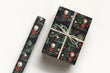 Load image into Gallery viewer, Gothic Dolls Wrapping Paper, Goth Gift Wrap, Holiday Wrapping Paper, Halloween Wrapping Paper, Dark Creepy Castle Premium Gift Wrap