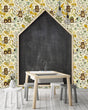 Load image into Gallery viewer, Owl Wallpaper, Forest Wallpaper, Botanical Wallpaper, Kids Wallpaper, Peel and Stick Wallpaper, Fabric Wallpaper