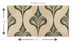 Load image into Gallery viewer, Art Deco Wallpaper, Victorian Wallpaper, Vintage Wallpaper, Damask Wallpaper, Peel and Stick Wallpaper, Fabric Wallpaper